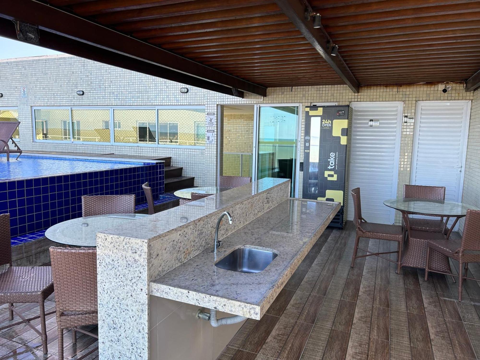 Ferienwohnung Flat Beira Mar De Intermares Cabedelo Exterior foto